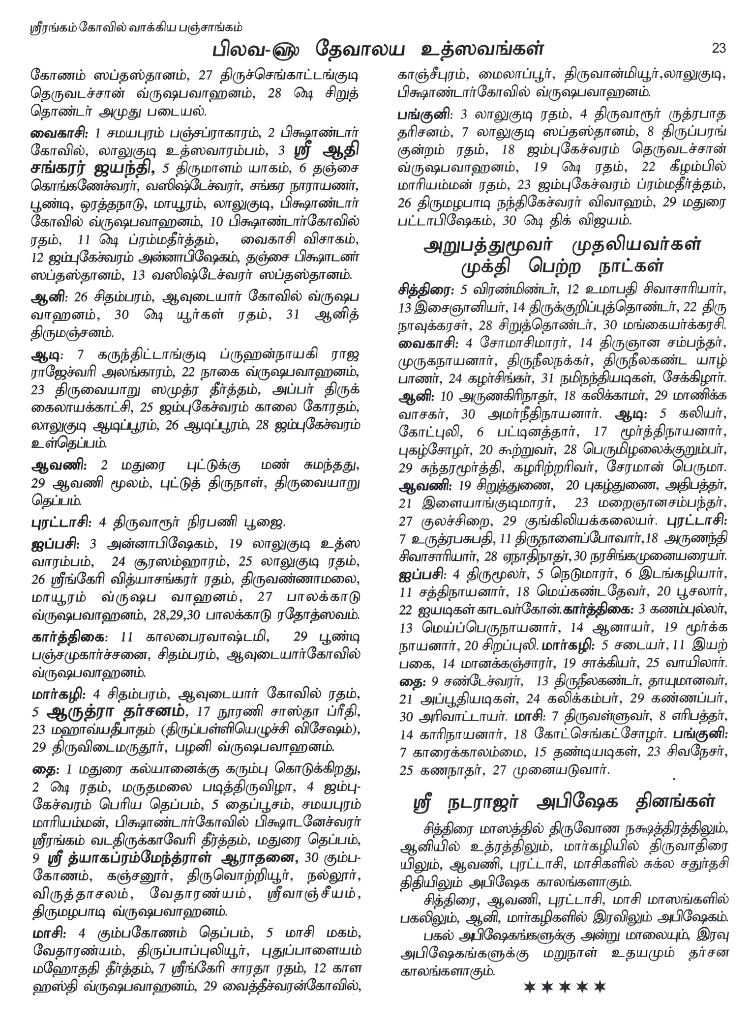Panchangam